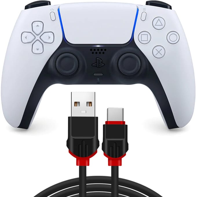 Usb Type C Gaming Kabel Compatibel Dualsense Opladen Ps5 Controller Gamer Stijl Snelle Oplaadkabel Voor Playstation 5 Xbox Console 1.8 Meter