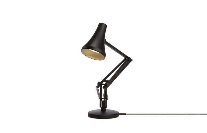 Anglepoise 90 Mini Mini Tafellamp Carbon Zwart & Zwart