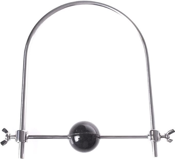Metalen mond klem met schroeven en rubber bal - 40 mm