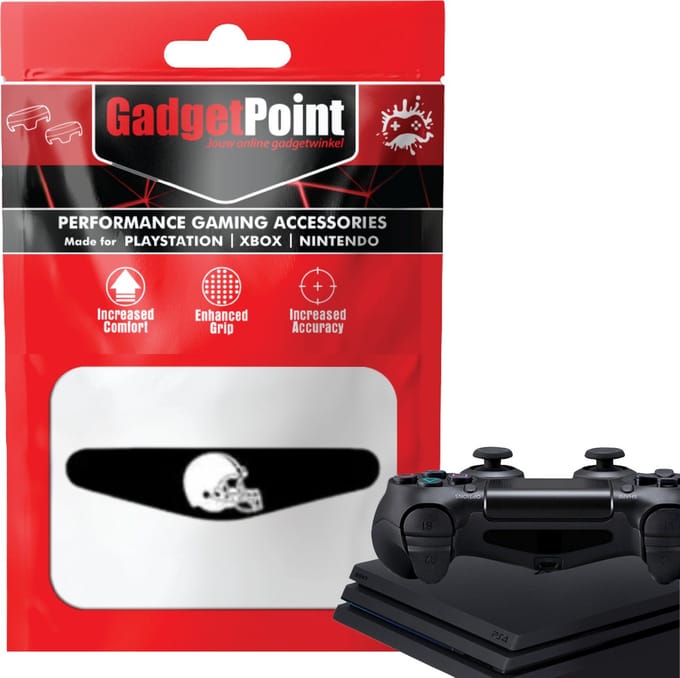 Gadgetpoint - Controller Stickers voor PS4, PlayStation 4 - Performance Gaming Skin - Bescherming Accessoires - Helm