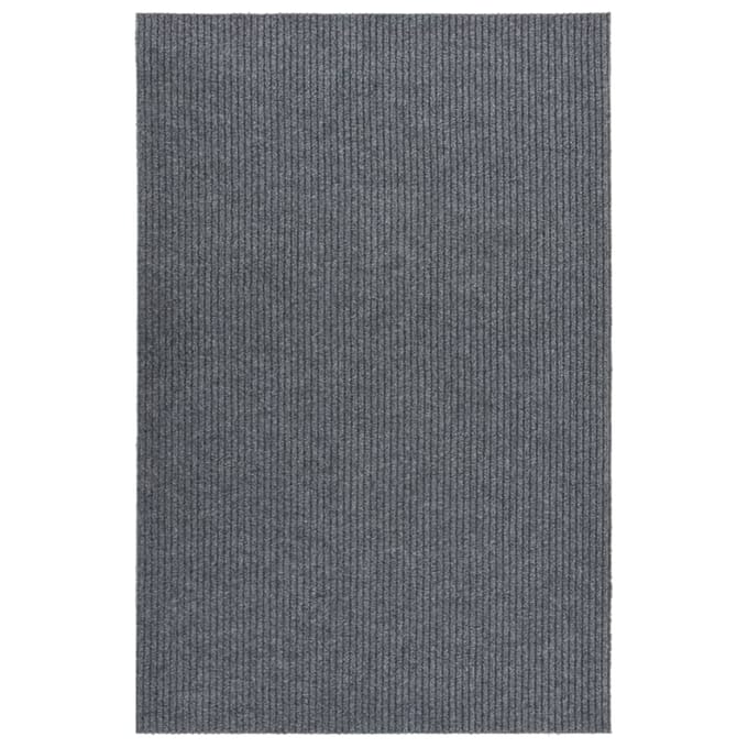 vidaXL - Droogloopmat - 100x150 - cm - grijs