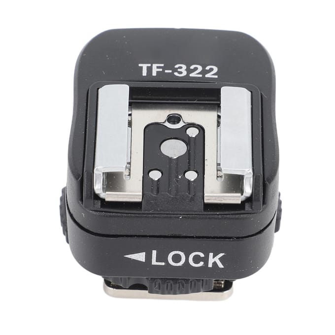 Flits Hot Shoe Sync Adapter met Extra PC Sync Poort Pure Koperen Interface TTL Flits Hot Shoe Converter voor Nikon Camera white