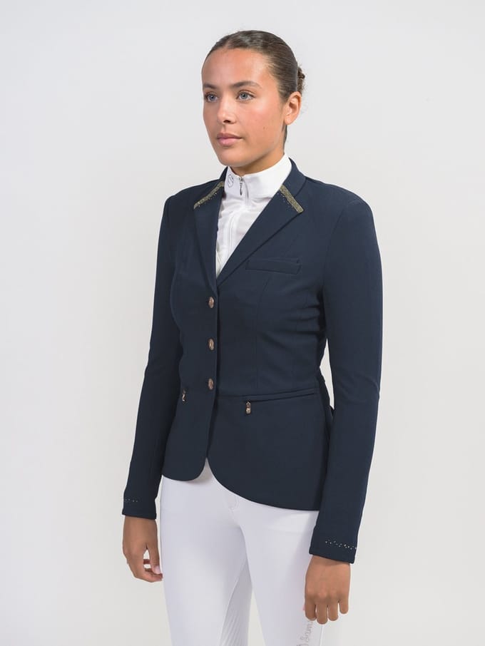Victorine Crystal Intarsia Women Jacket