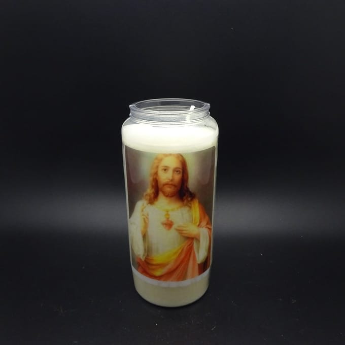 Noveenkaars Heilige Man 009 - 6 dagen brander (5 stuks)