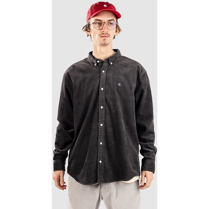 Carhartt WIP Madison Cord Shirt grijs