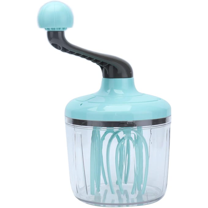 Handmixer PP Handheld Eierklopper met Afneembaar Handvat Crème Klopper Handig en Antislip Lichtgewicht white
