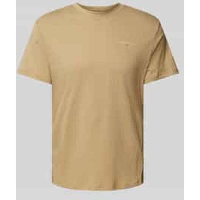 T-shirt met labelprint