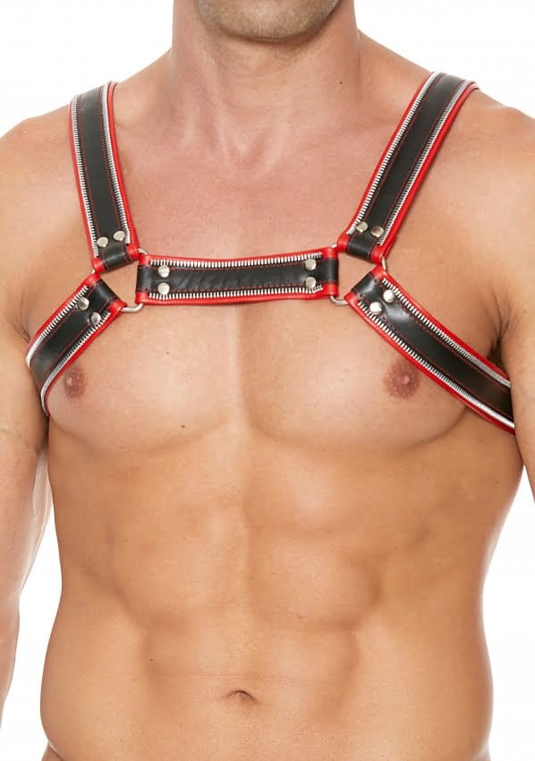 Z Series Borst Bulldog Harnas -Rood / Zwart