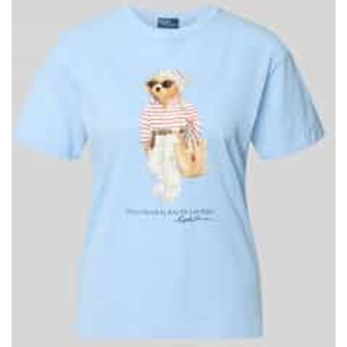 regular fit T-shirt van puur katoen met BEAR-motief