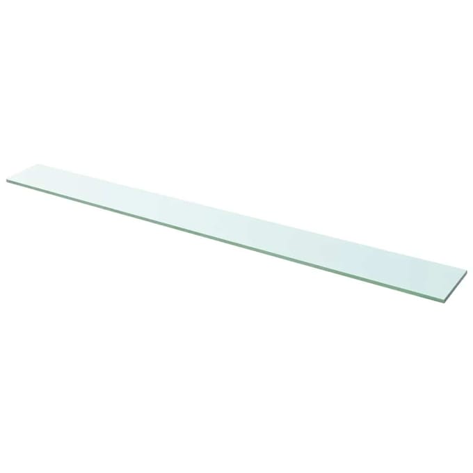 vidaXL - Wandschap - transparant - 110x12 - cm - glas