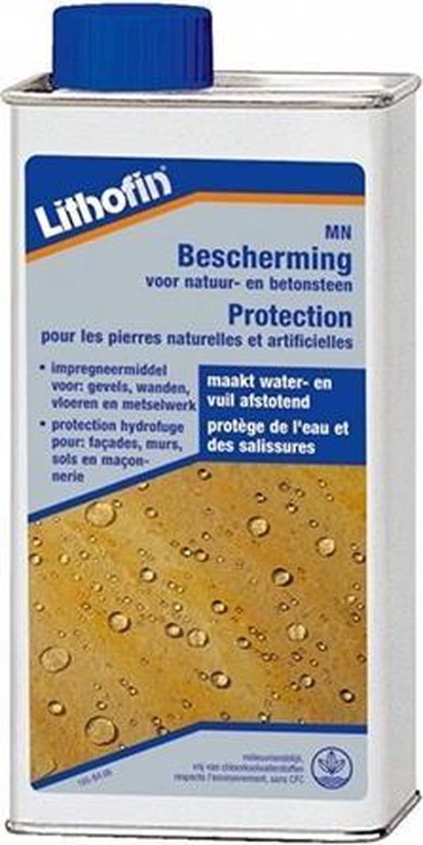 MN Bescherming - Natuursteen impregneer onzichtbaar - Lithofin - 1 L