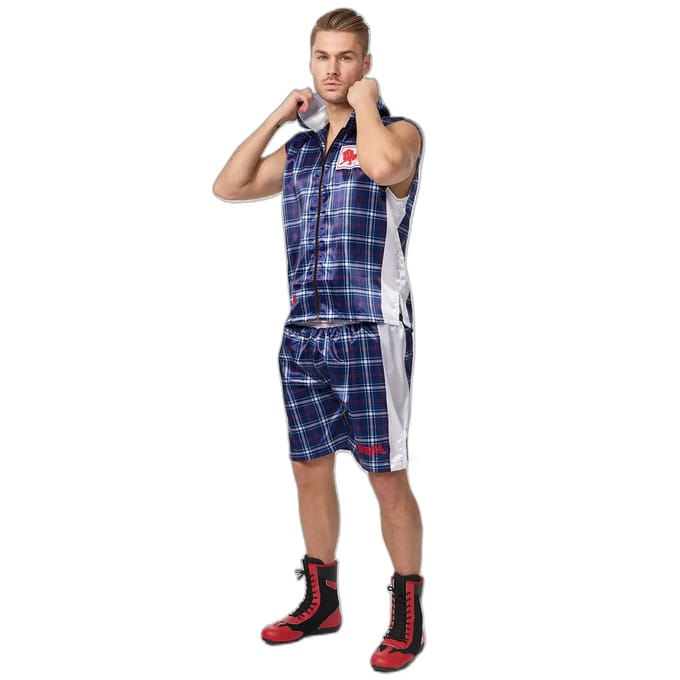 Lonsdale Boxerjacke Charlton Einlauf Jacke White/Black/Red-3XL