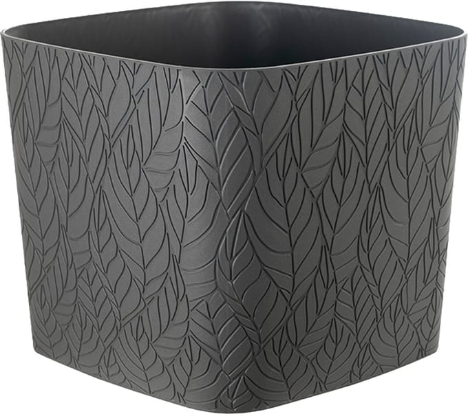 Elezza Leaf Quadro Bloempot L38 x B38 x H32 cm - Antraciet
