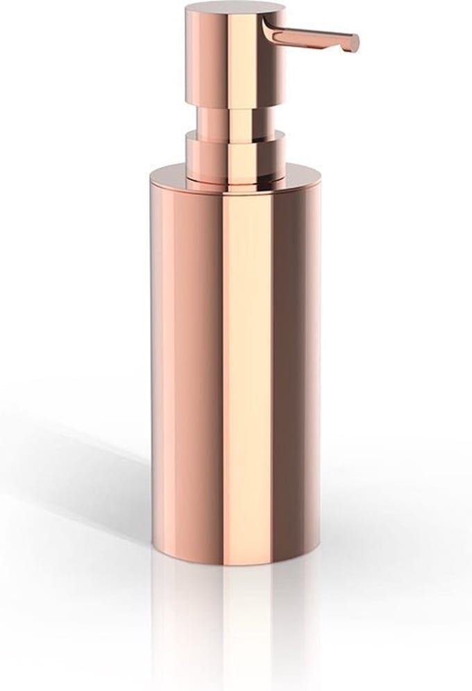 Mikado vrijstaande zeepdispenser rosé goud