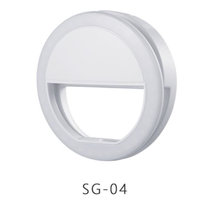 Verstelbare Ringlamp Selfie Ring Light - Wit - Merk: Selfie Ringlicht