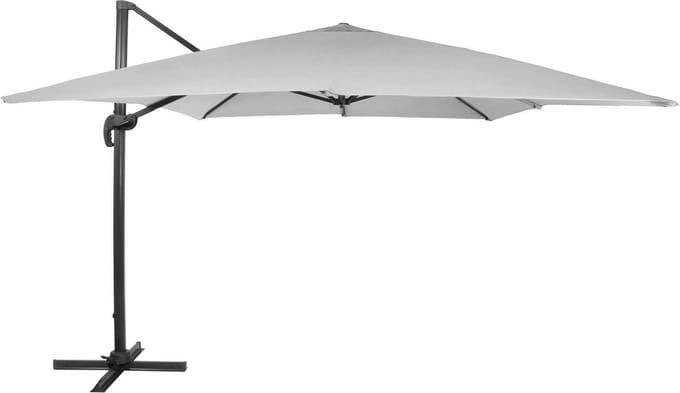 Parasol | Parasols | Kantelbaar | Met Ventilatie | Lichtgrijs | 290 x 390 cm