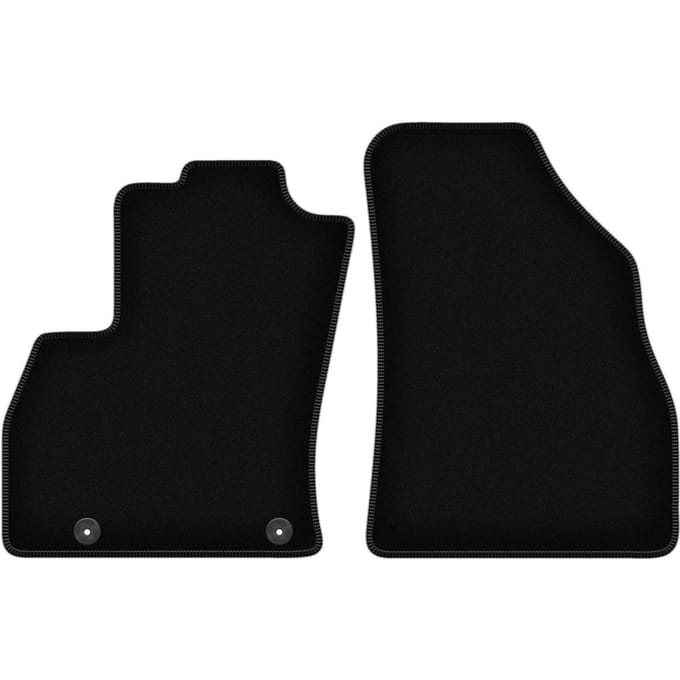 Wielganizator WLG-BASIC Serie - Velours Autobekleding - Zwart - Fiat Qubo