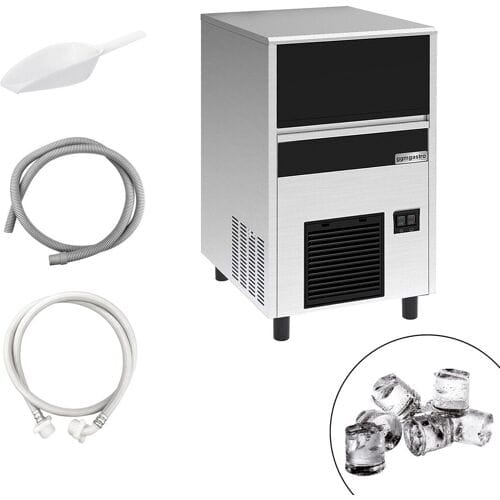 GGM Gastro Eiswürfelbereiter - Zylinder - Touch - 47 kg/24 h - inkl. Ablaufpumpe