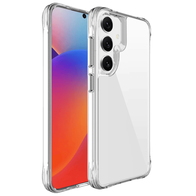 CaseBody Samsung S25 Dual Layer Anti-Shock Hoesje Transparant