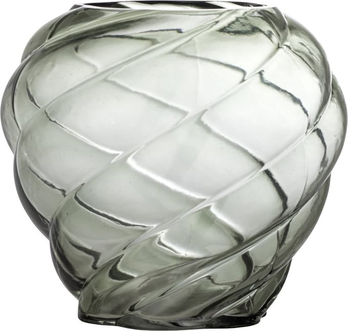 Bloomingville Vaas Leyan groen glas 18cm