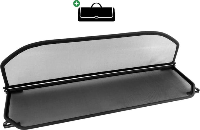 Windscherm BMW 3-Serie E93 | 2007-2013 | incl. luxe opbergtas | Zwart