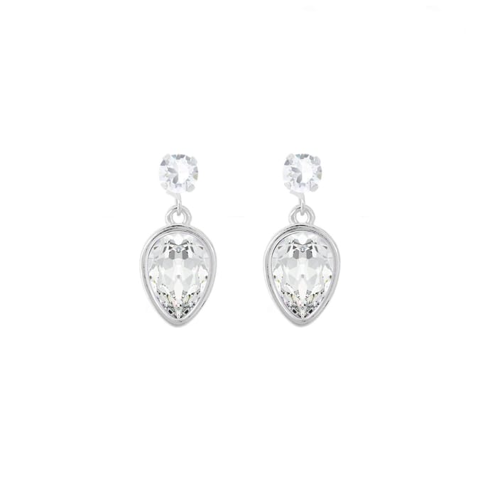 Crystal Zilver - Oorbellen - Zilver