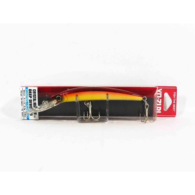 Yo Zuri Crystal Minnow DD 90 mm Drijvend Aas R1134-HGR (1107) black
