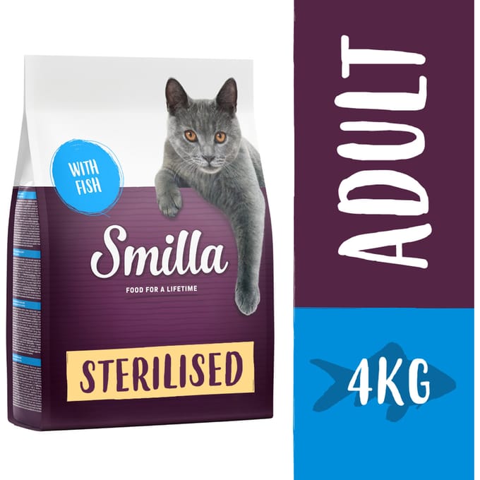 4 kg Smilla Adult Sterilised Fish Kattenvoer