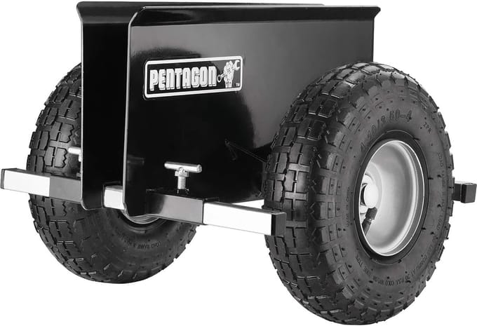 Paneelduwer Dolly voor Deuren en Gipsplaat - 10 Inch Wielen