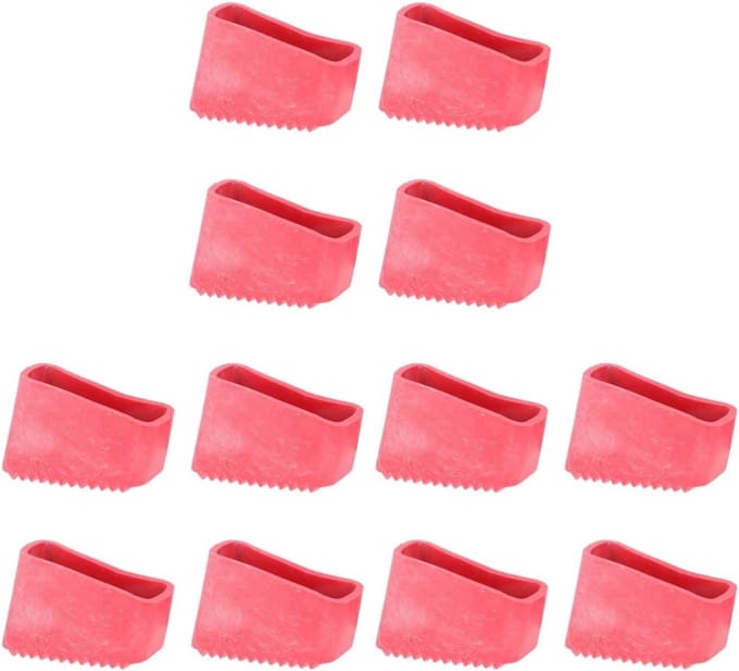 Ladder Voetkappen - Rubber Pads - Stabiliteit Vergroten - Antislip Ontwerp - 5.5x3.5cm - Roze