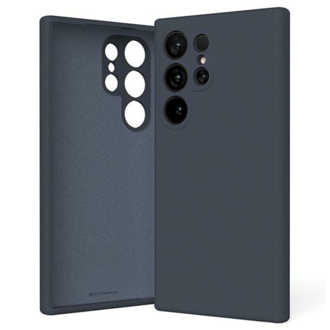Mercury Silicone Samsung S24 Ultra S928 Donkerblauw