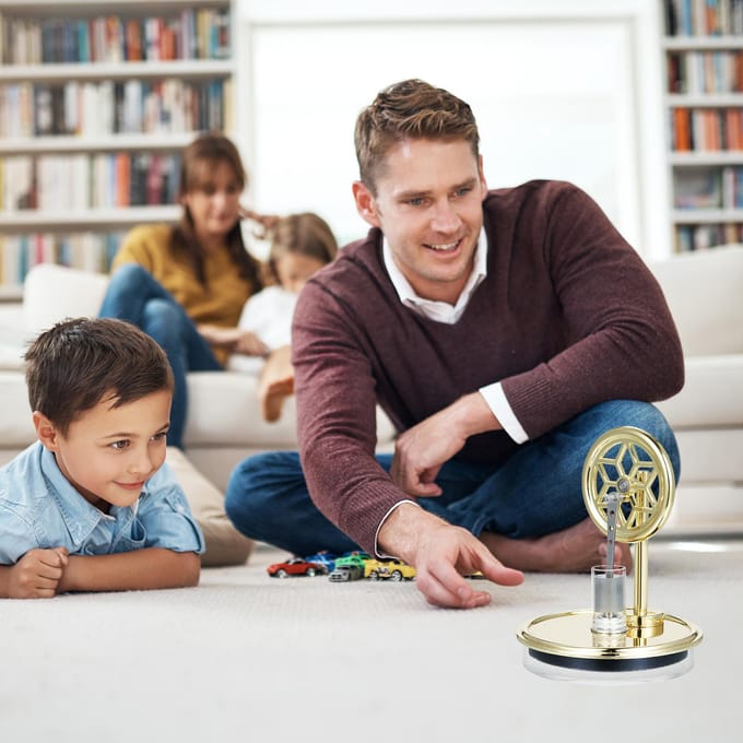 Lage Temperatuur Stirlingmotor Gemonteerd Educatief Stoom Warmtemodel voor Klassikaal Onderwijs veelkleurig