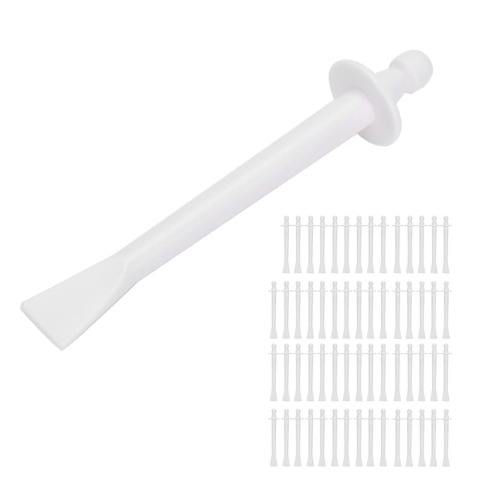 Neushaarverwijderingswasstick Wegwerp Neuswas spatels Lippen Wenkbrauwwas Applicator white