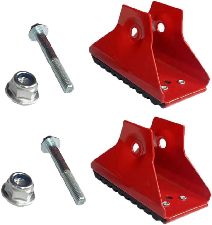 Antislip Laddervoeten - Ladder Stabilisatoren - Veilig Werken - Geluidreducerend Rubber - 2 stuks - Rood