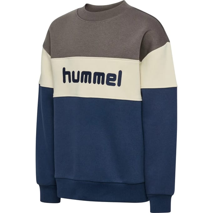 hmlJR LOOSE BLOCK CREWNECK