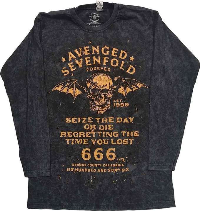 Avenged Sevenfold - Seize The Day Longsleeve shirt - L - Zwart