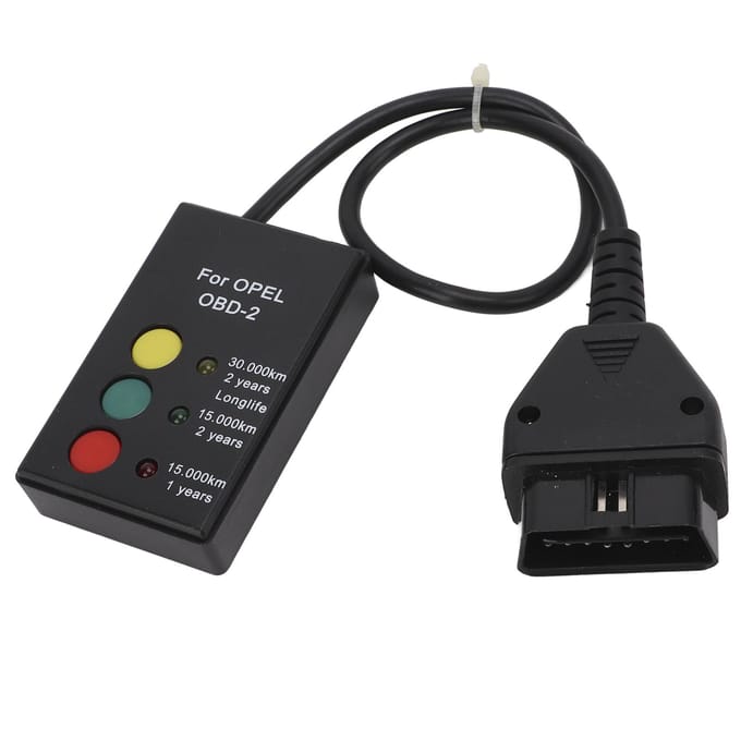 OBD2 Olie Service Inspectielamp Reset Diagnostisch Hulpmiddel Auto Reparatie Hulpmiddel Vervanging voor OPEL Astra black