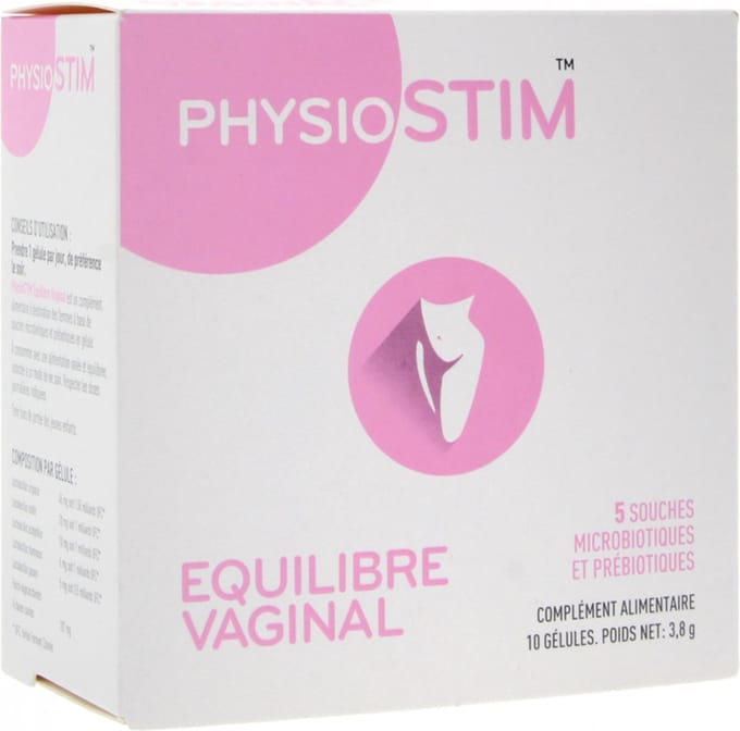 Laboratoire Immubio Physiostim Vaginale Balans 10 Capsules
