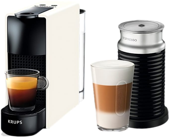 Krups XN1111 Nespresso Essenza Mini Koffiepadmachine 0.7L Wit/Zwart