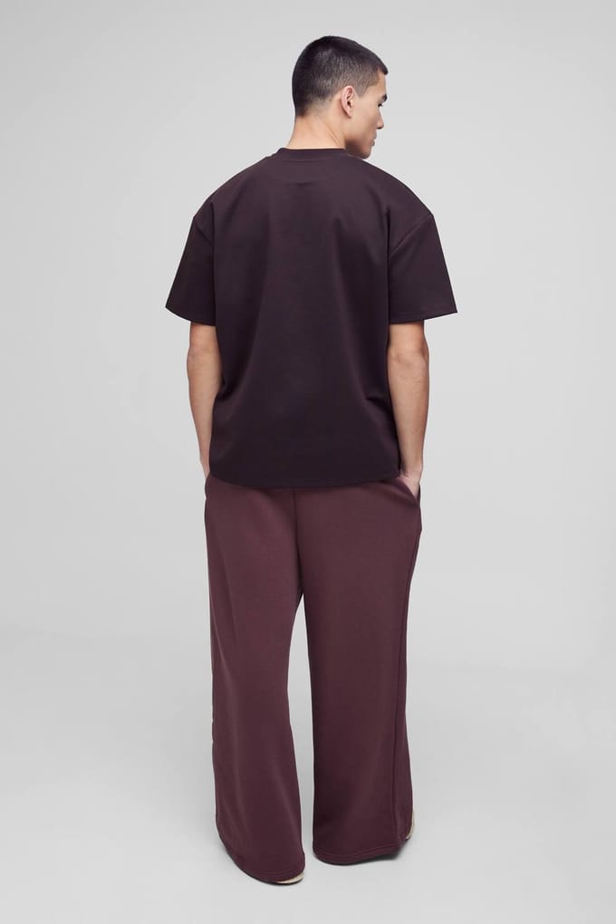 Oversized Premium Super Heavyweight T-shirt | Chocolate | Size Medium