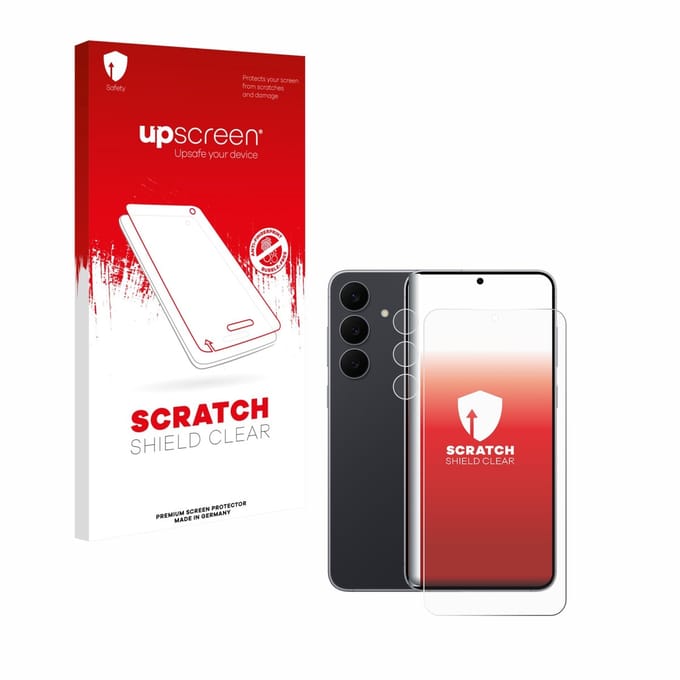 upscreen - Screenprotector voor Samsung Galaxy S25 FE (Voor+Camera) - Folie Beschermfolie transparant