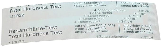 Saeco Tester Teststrip waterhardheid pH strip 996530039604