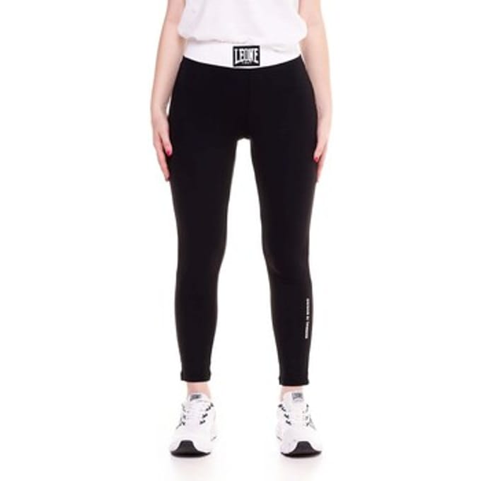 Legging Leone 1947 Woman Leggings Black Boring