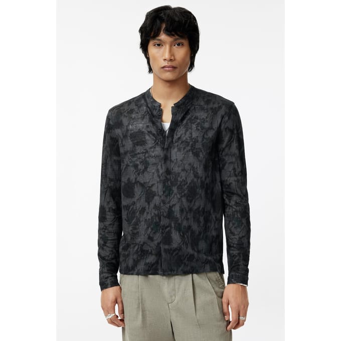 John Varvatos Aurelio Regular Fit Ls Angled Collar Shi Iron Grey Größe: XS | Casual hemden Outlet | Herren | Grau