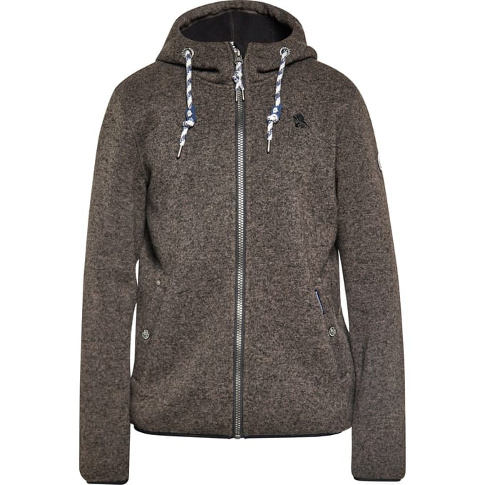 Schmuddelwedda Gebreide fleeceblouse Heren grijs melange