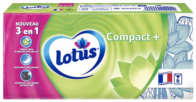 Lotus Compact + 6 Etuis van 7 Zakdoekjes