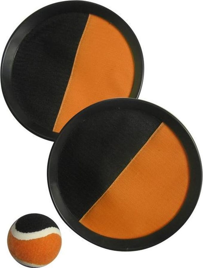 Summerplay Catch Game - Vangkleefspel voor 2 spelers - Zwart/Oranje
