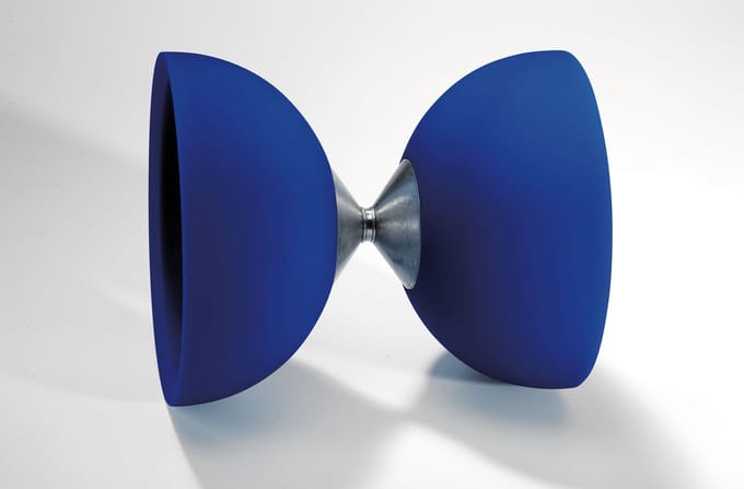 Acrobat 105 Rubber Diabolo Blue