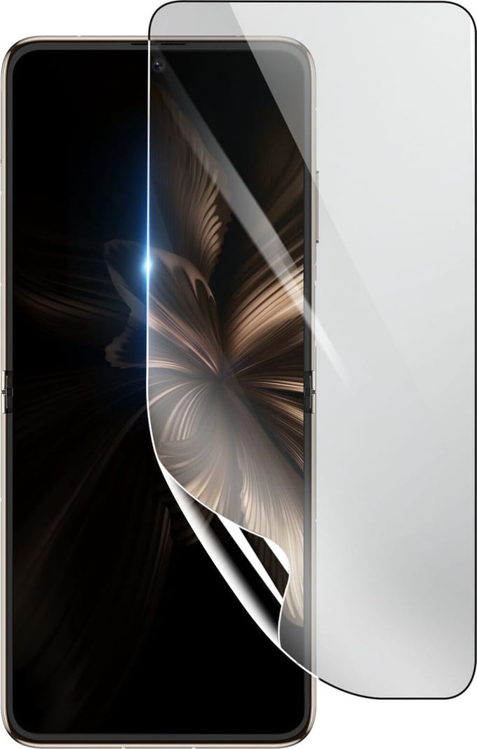 3mk, Geschikt voor Huawei P50 Pocket, Schokbestendige Hydrogel Screenprotector, Transparant