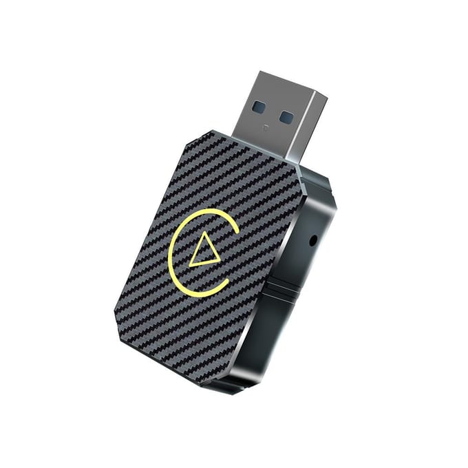 2-in-1 draadloze CarPlay-adapter Android Auto draadloze adapter Smart Mini Box USB-dongle Plug and Play WiFi Snelle verbinding gray